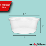 3000 ml Round Plastic Food Containers