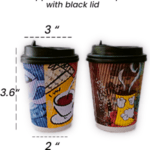 8 oz ripple wall Coffee Cups