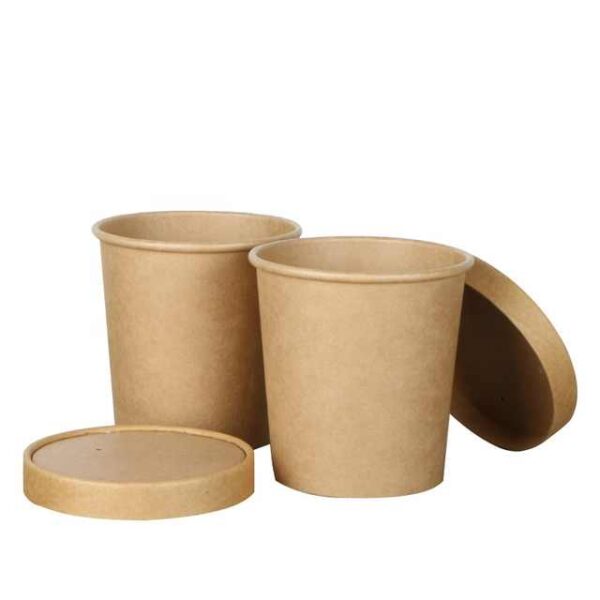 8 /12 / 16 oz Takeaway Tubs Perfect for Ice Cream, soup - Image 2