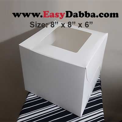 cake box 8x8x6