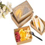 Kraft Box with Transparent Lid (DS-1200)
