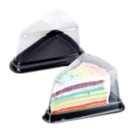 Clear Cake Slice Container