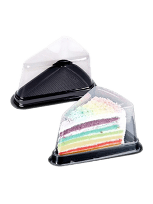 Clear Cake Slice Container