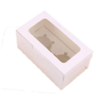 Cupcake cardboard box 2 cavity