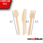 Disposable Birch Wood Cutlery