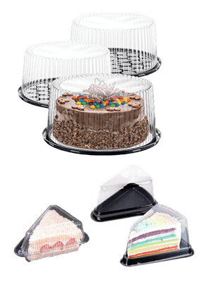 cake boxes (plastic)