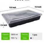 Family size food container 5800ml