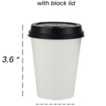 8 oz White Paper Cups