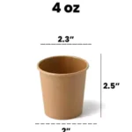 4 oz Kraft Coffee Cup/Shot